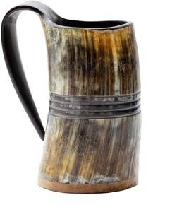 แก้วกาแฟเขาควายดีไซน์หรูหราเครื่องครัวงานแกะสลักทำด้วยมือราคาขายส่ง - Product Image 4