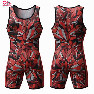 ชุดนักมวยปล้ำชายแบบสั่งทำพิเศษจากปากีสถาน ชุดต่อสู้ตลกๆ สำหรับยกน้ำหนัก ไซส์พลัส พิมพ์ลายแบบ Sublimation ลดราคาถูก - Product Image 6