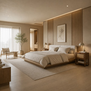Wholesale Premium Solid Teak Wood Modern Minimalist Pingul <b>Bedside</b> Table Cabinet Rattan Drawer <b>Shelf</b> Storage Walnut Finish - Product Image 6