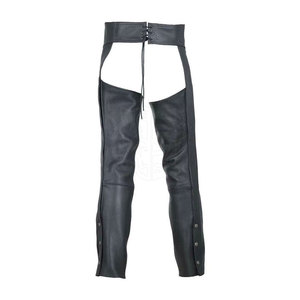 Chaps d'équitation en cuir véritable de qualité supérieure, légers, durables, confortables, imperméables et coupe-vent, pour l'extérieur et le style western - Product Image 2