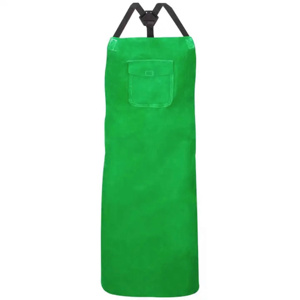 Premium Cowhide Split Leather Sleeveless Welder Apron Heavy Duty Safety with <b>Fire</b>-Resistant Oil-Resistant Adjustable Waist Work - Product Image 3