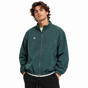 Top Quality Customized Logo Hiking Wind Stopper Raincoat Full Zip Hooded Wind Resistant <b>Running</b> <b>jacket</b> for <b>men</b> Trendy Streetwear - Product Image 4