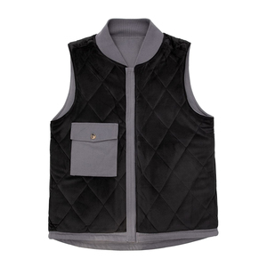Plus Size Men Canvas <b>Vest</b> Loose Fit Sleeveless Jacket Custom Logo Durable Outerwear For Men Professional Workwear Waistcoat - Product Image 4