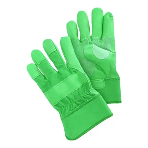 Gants de sécurité en cuir pleine fleur robustes pour les travaux lourds, protection des mains pour les ouvriers du bâtiment canadien - Product Image 3