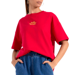เสื้อยืด B2B แบบยูนิเซ็กซ์ สกรีนโลโก้ได้ เป็นมิตรกับสิ่งแวดล้อม ลายเรียบ ผ้าถัก เหมาะสำหรับชมรม โรงยิม โรงเรียน มหาวิทยาลัย - Product Image 6