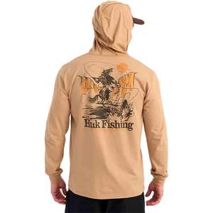 T-shirt à capuche pour homme, léger et performant, idéal pour la pêche, avec protection solaire - Product Image 1