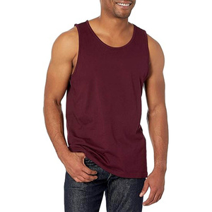 Débardeur de fitness pour homme avec logo personnalisé, 100 % polyester, léger, respirant, col rond, avec position du logo sur le devant - Product Image 6