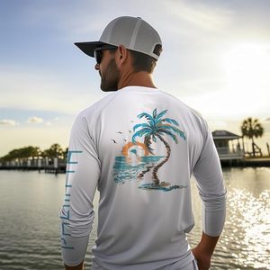 Camisetas de Pesca para Hombre, Manga Larga, Protección Solar UPF 50+, Camiseta - Product Image 4
