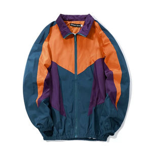 Veste coupe-vent légère en nylon pour homme, résistante à l'eau, respirante, entièrement zippée, décontractée, pour l'extérieur, vente en gros OEM - Product Image 1