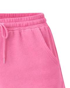 Shorts de Felpa de Algodón Rosa Intenso para Mujer, Cintura Elástica, Ropa Casual de Verano, Fabricante Personalizado, Calidad Premium - Product Image 6