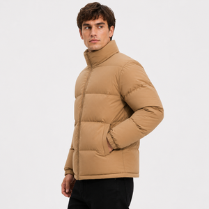 Casual insulated puffer <b>jacket</b> made <b>for</b> fashionable warmth and lightweight comfort during outdoor travel and winter daily moveme - Product Image 2