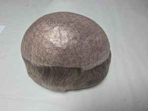 Toupee y Peluca de Cabello Humano Gris de Piel Fina, 100% Cabello Remy Indio, Rizado Kinky Yaki, Calidad Premium, Taz Hair Bangladesh, Trama Única - Product Image 3