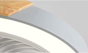 Lámpara <span class=keywords><strong>de</strong></span> techo moderna <span class=keywords><strong>de</strong></span> 21 pulgadas con ventilador LED, nueva decoración para el hogar, cuchillas ABS, candelabro <span class=keywords><strong>de</strong></span> escalera, interruptor <span class=keywords><strong>de</strong></span> Control remoto - Product Image 5