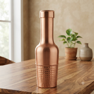 Botella de Agua de Cobre 100% Puro para Venta al por Mayor |   Botella de Cobre Ayurvédica |   Fabricante de Botellas de Agua Reutilizables de Metal - Product Image 2