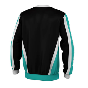 Sweat-shirt à col rond pour homme, impression personnalisée par sublimation, motif uni, respirant, tricoté, sweat-shirt d'hiver - Product Image 3