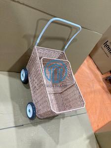 Carrito de ratán de moda, fabricado en Vietnam, con precio de mayoreo, OEM, ODM, color y material de la mejor calidad para juguetes infantiles. - Product Image 6