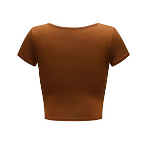 Crop top femme style luxe, très tendance, anti-rides, qualité supérieure, prix raisonnable, matière durable. - Product Image 3