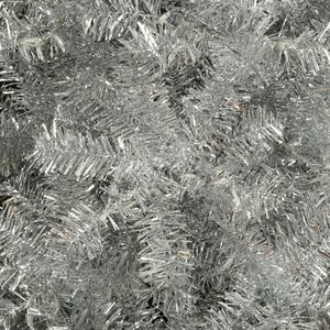 6FT Silver Pre-Lit Artificial Christmas <b>Tree</b> 800 Branch Tips 300 <b>LED</b> Lights Hinged Full <b>Tree</b> 11 Lighting Modes Metal Stand - Product Image 6