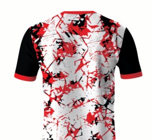 เสื้อยืดเปล่าแบบสปอร์ตสำหรับผู้ชายและผู้หญิง ผ้าเจอร์ซีย์โพลีเอสเตอร์ 100% พิมพ์ลายดิจิทัลตามสั่ง แขนสั้น เป็นมิตรกับสิ่งแวดล้อม - Product Image 6