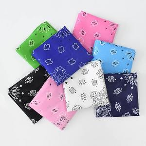 Bandana carré en toile 100 % coton respirant, motif uni, 22 pouces, personnalisable avec impression sur mesure, vente en gros - Product Image 4
