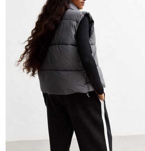 Gilet en duvet léger pour femmes, sans manches, grande taille, veste d'extérieur, gilet matelassé pour femmes - Product Image 3