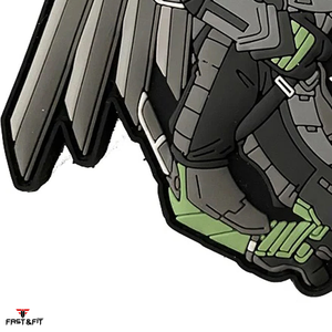 Nouveau design, patch en caoutchouc PVC 3D adhésif personnalisé de haute qualité avec bordure Merrow pour chapeaux et vêtements d'extérieur – Tailles et couleurs personnalisées - Product Image 3