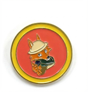 ผลิตเข็มกลัดโลหะคุณภาพสูงตามสั่ง ลายการ์ตูนสัตว์เคลือบเงา - Product Image 5