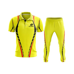 Uniforme de cricket pour hommes confortable, fabriqué dans les meilleurs matériaux, respirant, design athlétique, léger, maillot et pantalon pour le sport. - Product Image 1