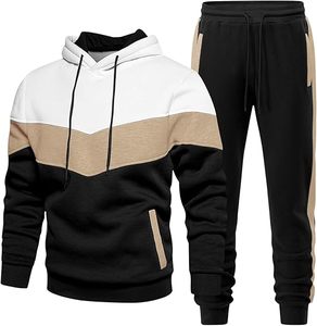 Ensemble de survêtement pour homme, 2 pièces, sweat-shirt à capuche décontracté et pantalon de jogging, tenue de sport - Product Image 5