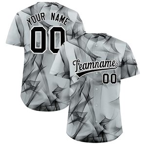 Maillots de baseball personnalisés sublimés respirants avec nom de l'équipe, logo et numéros - Unisexe, col en V, couleurs et tailles personnalisées - Product Image 1