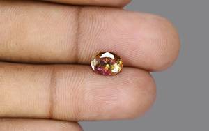 Tourmaline Pastèque Naturelle Bio Colorée, Pierre Précieuse Facettée de Coupe Ovale 0,5 carat, pour la Fabrication de Bijoux Légers, Coupe Artisanale, Pierre Libre, Certifiée par un tiers - Product Image 3
