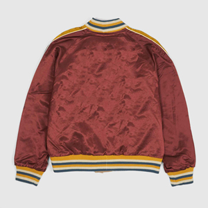 Brand New Wholesale Custom Winter Windbreaker Wholesale Men's Plus Size Men <b>Jacket</b> Plain Polyester Satin Satin Men <b>Jacket</b> - Product Image 2