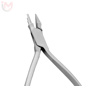 Pince chirurgicale dentaire Young pour la cintrage de boucles et de fils, orthodontique, en acier inoxydable argenté, instrument manuel de classe I - Product Image 2