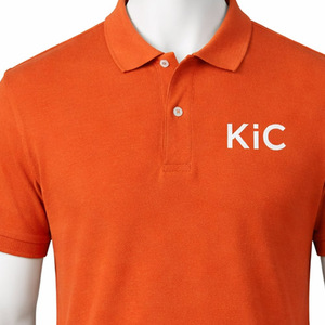 เสื้อโปโลชายคุณภาพสูง ผ้าฝ้าย 100% สีพื้น สวมใส่สบาย ระบายอากาศได้ดี น้ำหนักเบา เหมาะสำหรับฤดูร้อน แบบติดกระดุมที่คอ - Product Image 2