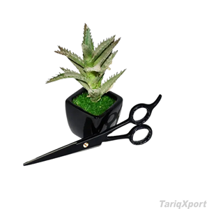 Tijeras de Peluquería Profesionales de 6.5 Pulgadas, de Acero Inoxidable Negro, con Punta Afilada, Desmontables, para Peinar el Cabello - Product Image 2