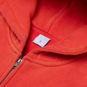 Men's 100% Cotton Full <b>Zip</b> Hoodie Fleece Sweatshirt Regular Fit <b>Zip</b> Up <b>Hooded</b> Jacket for Winter Casual Wear - Product Image 4