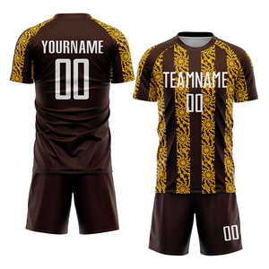 ชุดเสื้อเจอร์ซีย์และกางเกงขาสั้น ชุดฟุตบอล พิมพ์ลายด้วยความร้อน ขายดีออนไลน์ ชุดฟุตบอลแฟชั่น พิมพ์ลายสวยงาม - Product Image 3
