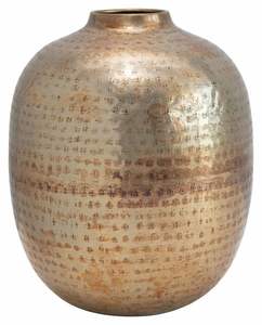 Vase en métal antique de style industriel, motif gaufré, pot décoratif, durable, résistant à la corrosion, pour fleurs d'intérieur, vente en gros usine - Product Image 1