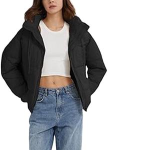 Chaqueta de Plumón Acolchada con Capucha para Mujer, Moderna y Personalizada, para Invierno - Product Image 1