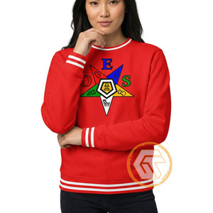 เสื้อสเวตเชิ้ตผ้าฝ้ายฟลีซปักลายอีสเทิร์นสตาร์แบบกำหนดเองสำหรับฤดูหนาว พร้อมโลโก้ด้านหน้า สไตล์เกาหลี-กรีก เป็นมิตรต่อสิ่งแวดล้อม - Product Image 3