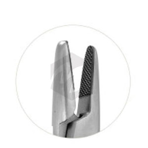 Portaagujas Baumgartner de 14 cm, Acero Inoxidable de Grado Quirúrgico, Carburo de Tungsteno, Mango Antideslizante Chapado en Oro, Instrumentos Médicos - Product Image 6