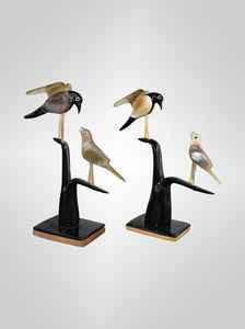 Adorno Decorativo de Aves de Cuerno Hecho a Mano y Ecológico para una Decoración Elegante del Hogar a un Precio Económico, Escultura Decorativa de Aves de Cuerno - Product Image 2