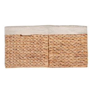 Cesta de lavandería hecha a mano con jacinto de agua y forro, cesta de almacenamiento plegable ecológica para sala de estar, venta al por mayor desde Vietnam - Product Image 4