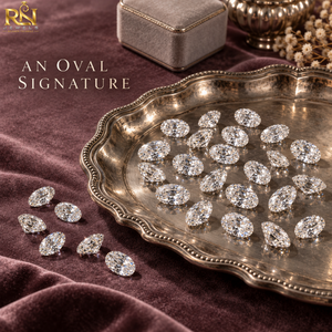 Diamant ovale de 8,75 carats de couleur DEF, cultivé en laboratoire, tailles rares |   Détails de précision et mesures personnalisées pour la création de bijoux - Product Image 2