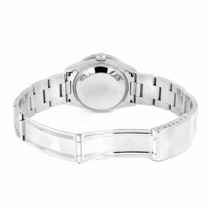 Montre de luxe en moissanite sertie de diamants, bicolore or et argent, automatique, mécanique, style diamant - Product Image 3