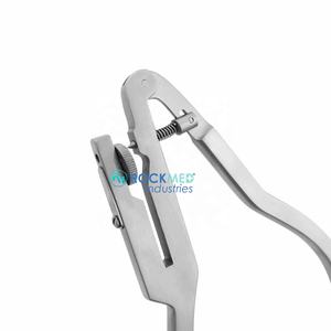 Poinçon dentaire professionnel avec barrage en caoutchouc de type ivoire manuel de matériaux métalliques en résine d'acier - Product Image 2