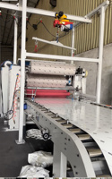 Machine de laminage automatique à chaud pour bobines d'aluminium avec colle PUR de 0,25 mm