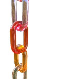 Cadena Larga de Resina, Estilo Moderno, Mezcla de Colores, Punk, Hueca, Grande, Gruesa, de Varias Piezas, Decoración para el Hogar, Hecha a Mano - Product Image 1