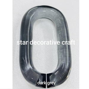 Eslabones de Cadena de Resina Transparentes de Gran Tamaño y Coloridos para Decoración de Paredes, Proyectos de Bricolaje, Separadores de Habitaciones y Accesorios para Cortinas - Product Image 2