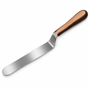 Espátula Profesional para Emplatado Altomme Instruments, Acero Inoxidable, Mango de Madera, Apta para Horno, Solo Limpieza a Mano, Para Decoración de Alimentos - Product Image 4